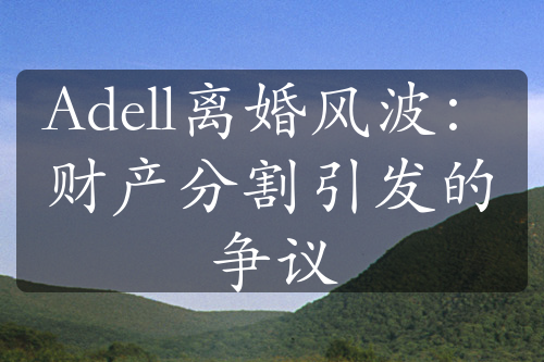 Adell离婚风波：财产分割引发的争议